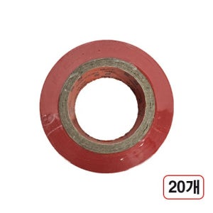 동성 전기테이프 적색 9m, 20개입