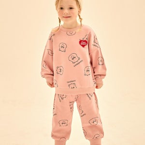 [케어베어] 동글귀욤 라인 케어베어즈 오버핏 상하복