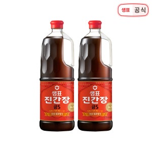 샘표 진간장 금S 1.7L 2병