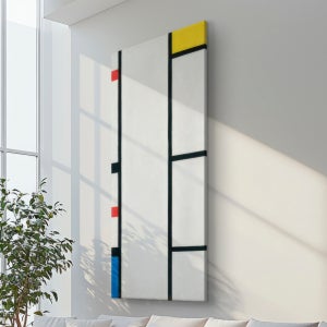 유명한 명화 그림 피에트 몬드리안 Composition III 20호 40x106cm 캔버스액자