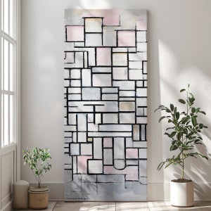 유명한 명화 그림 피에트 몬드리안 Composition IV 20호 40x106cm 캔버스액자