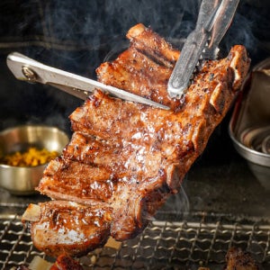 양념 쪽갈비 캠핑 쪽갈비 구이 간편조리 돼지갈비 바베큐 소금, 520g, 1개