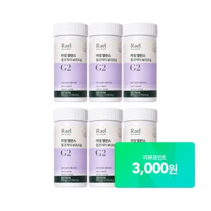 라엘 밸런스 월경전케어 보라지유 건강기능식품 60캡슐, 6개