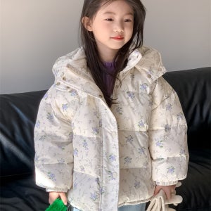 (24FW) 플로소프트덕다운점퍼 아동 눈꽃 패딩점퍼