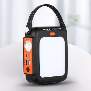 VALUTEC 자가충전 파워뱅크 24000mAh/LED램프 후레쉬/캠핑 레져 야외 비상전원 보조배터리