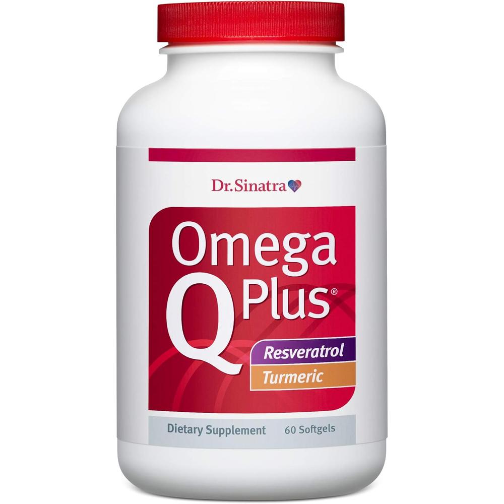 닥터시나트라 <b>오메가 큐플러스 레스베라트롤</b> 터메릭 소프트젤 60정 Dr. Sinatra Omega Q Plus