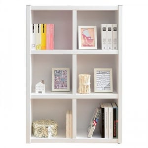 가구산책 화이트 미니3R 3단 칼라책장 어린이 수납장 SG161