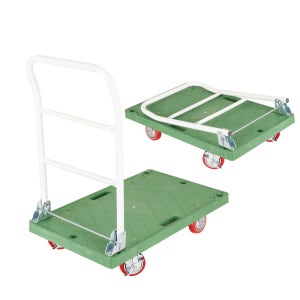 접이식구르마 달리 550x850 DT-01 PVC 적색 브레이크형 1개