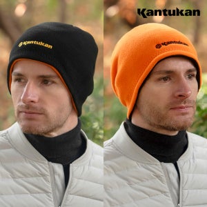 칸투칸 리버시블 방한 자수 울 니트비니 양면모자 봄 가을 겨울 스포츠