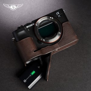 소니 Sony A7C 카메라 소가죽 속사케이스 호환