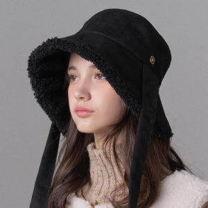 [화이트샌즈] 스웨이드 와이드챙 햇 오스카 (4 colors)