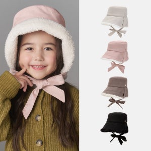 [화이트샌즈 키즈] 스웨이드 와이드챙 햇 오스카 (4 colors)