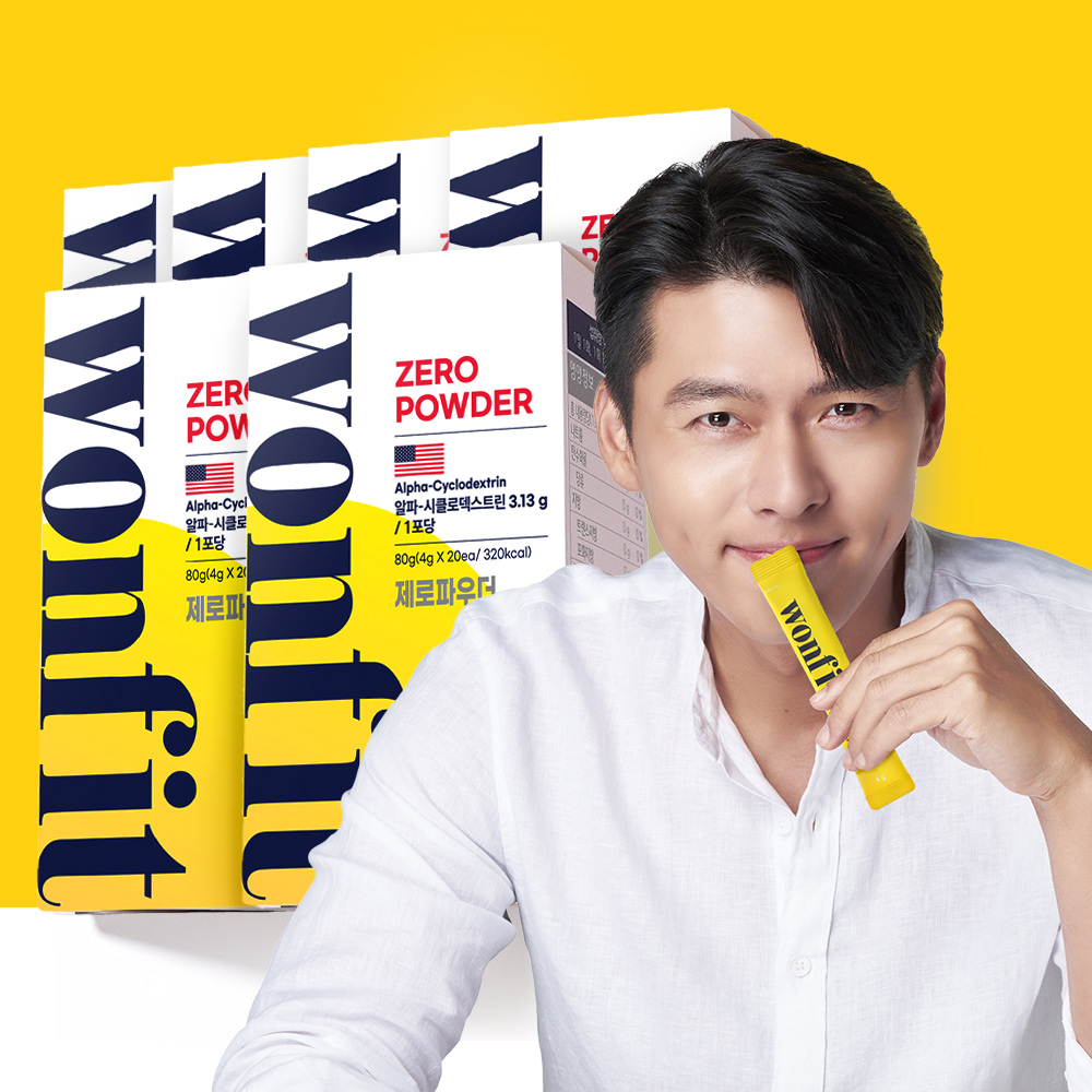 알파CD 원핏 제로파우더 알파시클로덱스트린 알파시디 20포, 6개