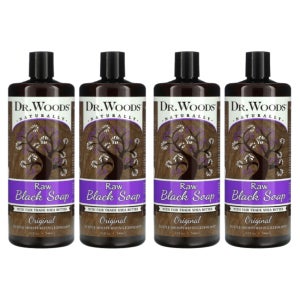 닥터우즈 로우 블랙솝 시어버터 함유 오리지널 946ml 4개 Dr Woods