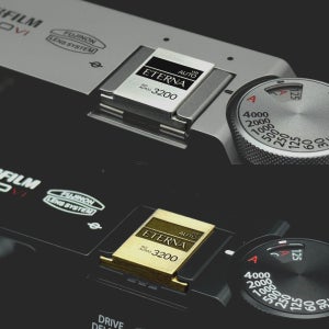 [GH] 후지필름 이터나 필름시뮬레이션 금속 각인 카메라 메탈 핫슈커버 X-E5 X-T30 iii