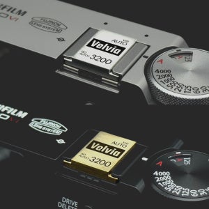 [GH] 후지필름 벨비아 필름시뮬레이션 금속 각인 카메라 메탈 핫슈커버 X-E5 X-T30 iii