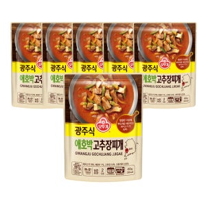 오뚜기 광주식 애호박고추장찌개 450g 6개