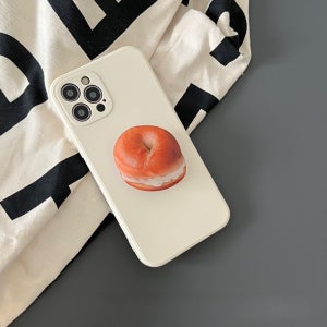 아이폰 13 단독 프로 맥스 미니 젤리 심플 베이글 핑거 그립 톡홀더 키링 고리 케이스