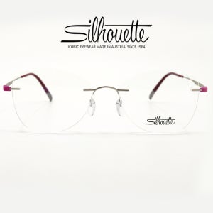 Silhouette5516-CL-7101 실루엣 Alpha 이건희 이재용 안경테 가벼운 초경량 무테 티타늄 안경테 보증서포함