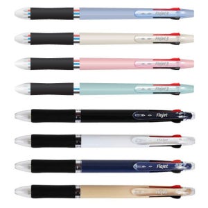 719 플로젯 3색 볼펜 0.38mm 0.5mm / 다색멀티펜 부드러운필기감 모닝글로리