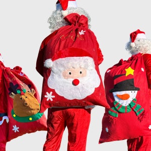 점보디자인 산타 자루 선물 성탄절 크리스마스 주머니 장식