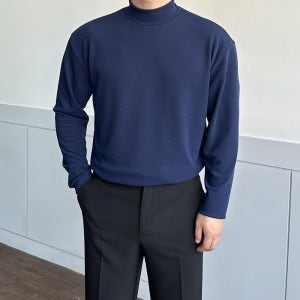 1+1 남자목폴라 남성 반폴라니트 반목폴라 모크넥 니트