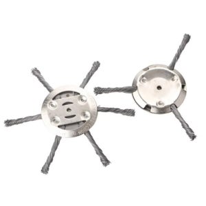 광휘몰 철사 예초기날 와이어 브러쉬 스틸제초기 트리머 잔디 다기능 원형 잡초 잔디깍는기계