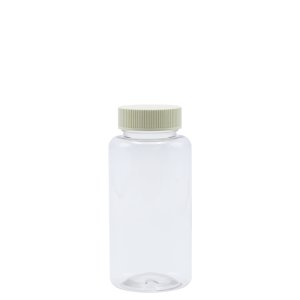 ARi 투명한 플라스틱병 55x119mm (아이보리캡)페트 관병 200ml