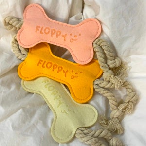 플로피 강아지 장난감 터그본 - 터그놀이