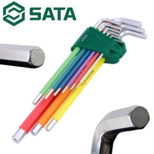 사타 컬러렌치 육각렌치세트 9PCS 09103CH