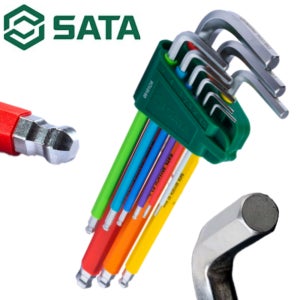 사타 컬러 육각 볼렌치세트 L렌치