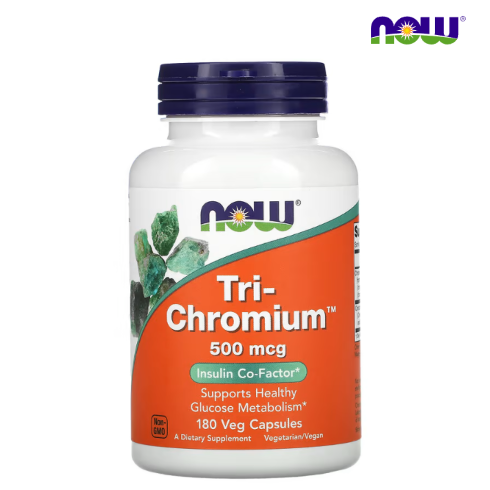 나우푸드 <b>트라이 크로뮴</b> Tri-Chromium <b>500mcg</b> 180베지캡슐