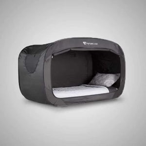 원터치 1인용 사각 암막 보온 침대 텐트 수면 싱글