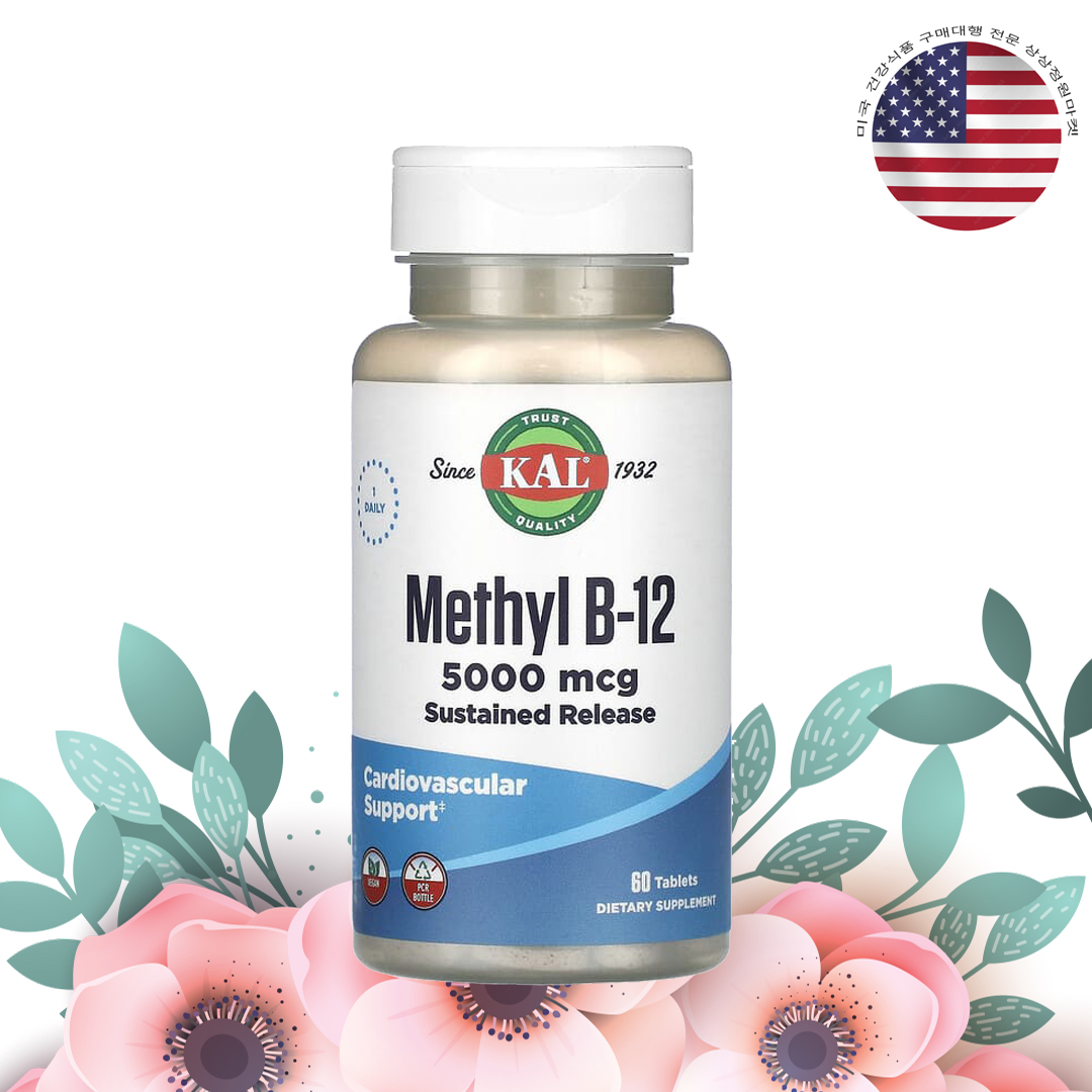 칼 메틸 B12 <b>메틸코발라민 5000mcg</b> 60정