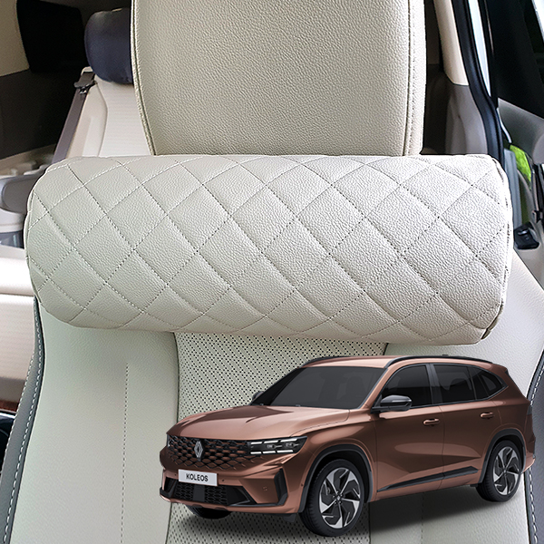 카마차 그랑 콜레오스 목쿠션 가죽 프리미엄 메모리폼 목베개 헤드레스트 2개