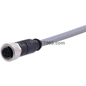 M12 connector 케이블어셈블리, M12 A code 4pin female