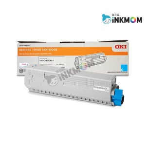 오키(OKI) 46443107 파랑 정품토너 C833N C843N C843DN