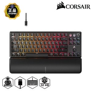 커세어 정품 K70 PRO TKL MGX 마그네틱축 블랙 (한글자판) 유선 텐키리스 기계식 게이밍키보드
