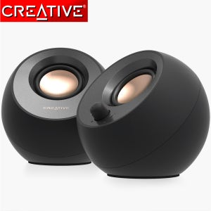 크리에이티브 Creative PEBBLE V3 2채널 블루투스 스피커 (블랙)