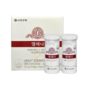 유한양행 엘레나 여성 질유산균 60캡슐 1박스