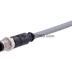 M12 connector 케이블어셈블리, M12 A code 4pin Male
