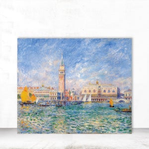 마지아갤러리 르누아르 명화 풍경화 인테리어액자 캔버스그림 베니스 S 41x31cm
