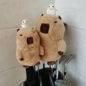 카피바라 골프채 헤드 커버 케이스 캐릭터인형 드라이버 우드 보호 쉴드 골프