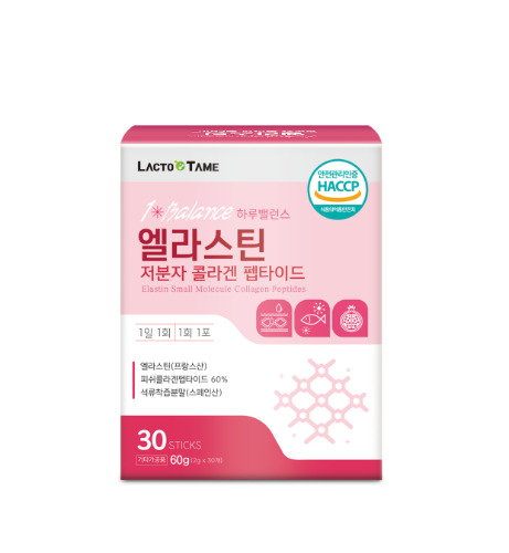 락토테미 하루 밸런스 엘라스틴 저분자 <b>콜라겐</b> 펩타이드 2g x 30포