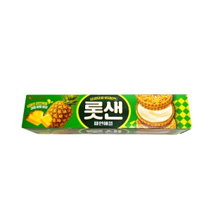 롯데제과 롯데샌드 파인애플 105g 간식 크래커