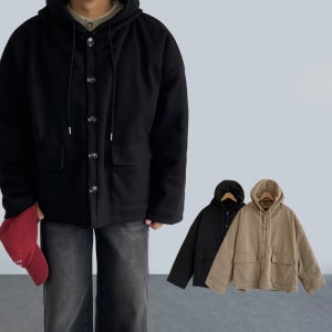 남자후드코트 남자누빔코트 남성반코트