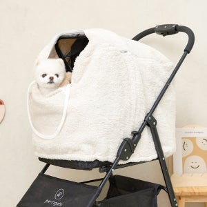 페리가토 강아지 뽀글이 유모차 방한 방풍커버 개모차 겨울 커버