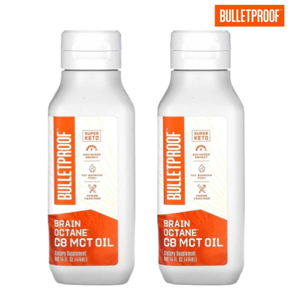 <b>불렛프루프</b> 브레인 옥테인 C8 MCT 오일 414ml 2통