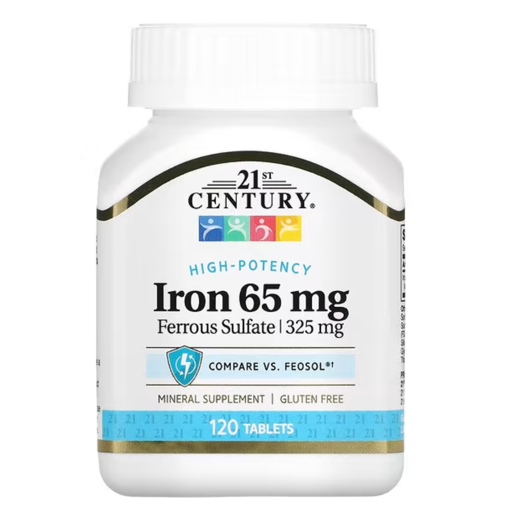 21센추리 철분 <b>아이언 65mg</b> 120정