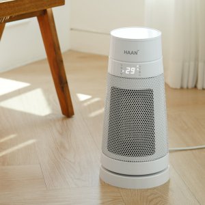 HAAN 초고속발열 저소음 고효율 PTC 가정용온풍기 1.5kw/가정용히터 타워형온풍기 전기온풍기 열풍기 캠핑히터 캠핑온풍기